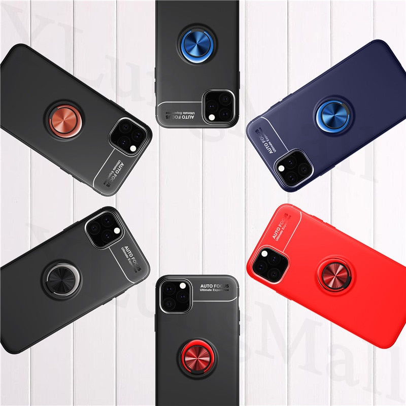 Luxury Finger Magnetic Bracket Case Cover for iPhone 11 | 11 Pro | Max