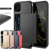 Professional Armor Slide Wallet Card Slots Case & Cover for iPhone 11 | 11 Pro | Max