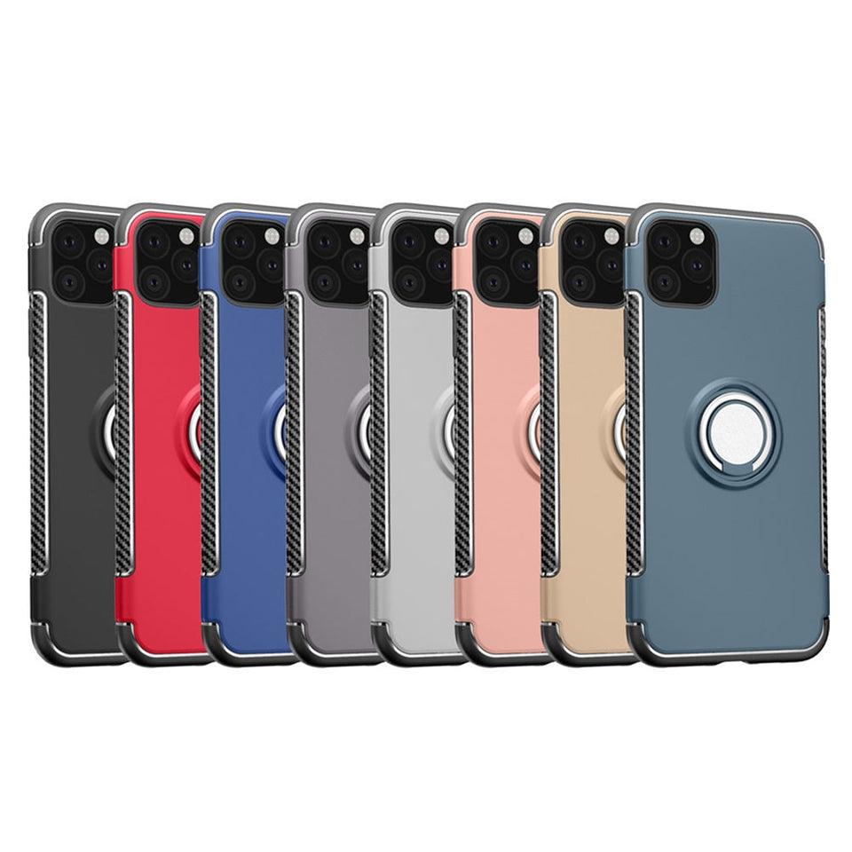 Luxury Car Holder Shockproof Ring Cases & Covers for iPhone 11 | 11 Pro | Max