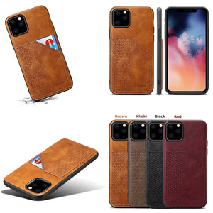 Luxury Leather Card Holder Case Cover for iPhone 11 | 11 Pro | Max