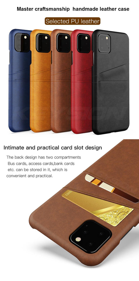 KEYSION  PU Leather Phone Case For iPhone 11 2019 Case With Wallet Card Slots Back Capa For iPhone XI XI Max XR2 Fundas New 11