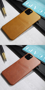 KEYSION  PU Leather Phone Case For iPhone 11 2019 Case With Wallet Card Slots Back Capa For iPhone XI XI Max XR2 Fundas New 11