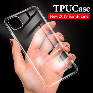 Premium Crystal Clear Soft Silicone Case & Cover for iPhone 11 | 11 Pro | Max | X | XS | Xr