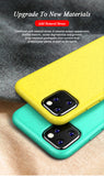 KEYSION Silicone Grains Soft Luxury Case & Cover for iPhone 11 | 11 Pro | Max