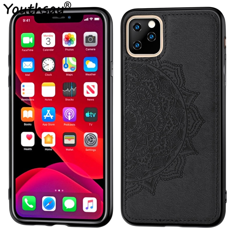 Luxury Cloth Fabric Anti-knock Case For iPhone 11 Cover For iPhone 11 2019 Case 6.1