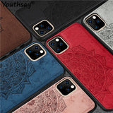 Luxury Cloth Fabric Anti-knock Case For iPhone 11 Cover For iPhone 11 2019 Case 6.1" Youthsay