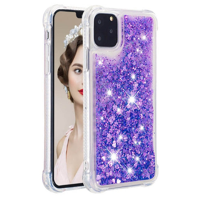 Luxury Liquid Glitter Quicksand Silicone Case For iPhone 11 | 11 Pro | Max