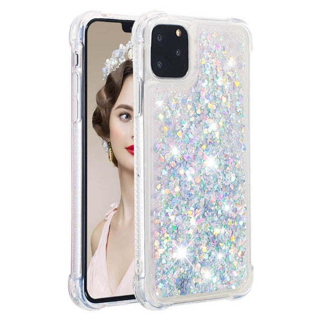 Luxury Liquid Glitter Quicksand Silicone Case For iPhone 11 | 11 Pro | Max