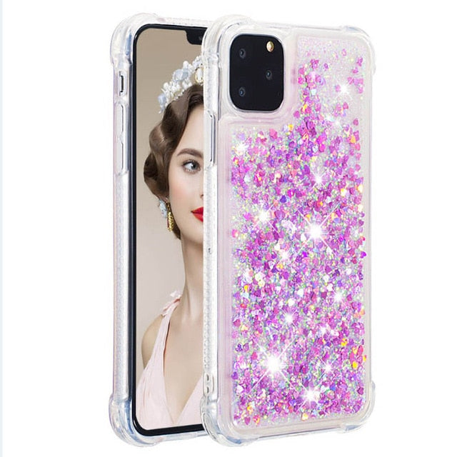 Luxury Liquid Glitter Quicksand Silicone Case For iPhone 11 | 11 Pro | Max