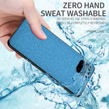 Fabric Cloth Silicone Hard Frame Shockproof Case for iPhone 11 | 11 Pro | 11 Pro Max