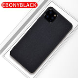 Fabric Cloth Silicone Hard Frame Shockproof Case for iPhone 11 | 11 Pro | 11 Pro Max