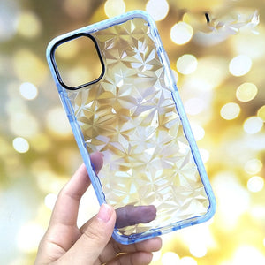 3D Diamond Pattern Transparent Back Cases Cover For iPhone 11 | 11 Pro | Max | X | XS | MAX | XR