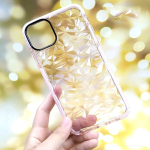 3D Diamond Pattern Transparent Back Cases Cover For iPhone 11 | 11 Pro | Max | X | XS | MAX | XR