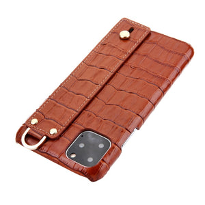 iPhone 11 | 11 Pro | Max Genuine Leather Wristband Case, Premium Cover 2019