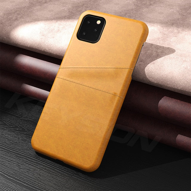 KEYSION  PU Leather Phone Case For iPhone 11 2019 Case With Wallet Card Slots Back Capa For iPhone XI XI Max XR2 Fundas New 11