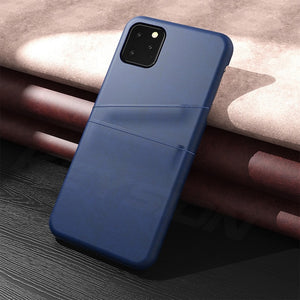 KEYSION  PU Leather Phone Case For iPhone 11 2019 Case With Wallet Card Slots Back Capa For iPhone XI XI Max XR2 Fundas New 11