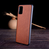 Leather Skin case for Samsung Galaxy S10 | S20 Plus | Ultra | S10e | Note 9 | 10 Lite