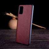 Leather Skin case for Samsung Galaxy S10 | S20 Plus | Ultra | S10e | Note 9 | 10 Lite