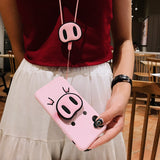 Cute Pink Silicon Stand Holder Pig Case Case For iPhone 7 | 8 | Plus | X | XS Max | Xr