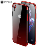 Luxury Gradient Plating Case for iPhone Xr |  XS | XS Max | Transparent Silicon Soft Cover