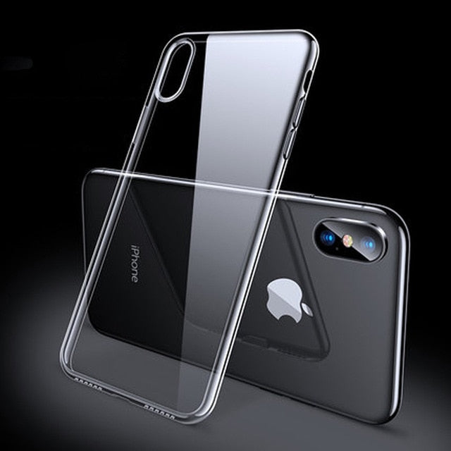 Ultra Thin Soft Silicon Transparent Case For iPhone 7 | 8 | Plus | X | XS Max | Xr