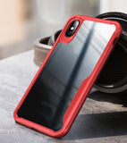 LUPHIE Shockproof Armor Transparent Silicon Case / Cover For iPhone