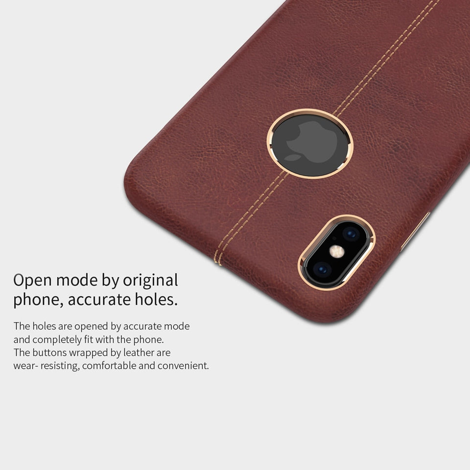 iPhone XS Max Nillkin Leather Case