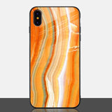 Marble Luxury Agate Silicone Soft Edge Glass PC Case for iPhone X | XS  | XS Max | XR