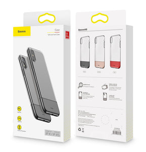 Baseus Hybrid PC + TPU Transparent Silicon Case For Apple iPhone