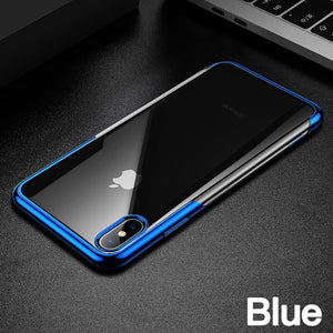 Baseus Luxury Plating Case For iPhone with Soft TPU Silicone Back Cover