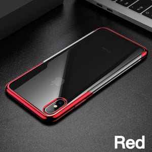 Baseus Luxury Plating Case For iPhone with Soft TPU Silicone Back Cover