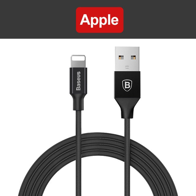 Baseus 3 in 1 Micro USB Cable For iPhone | Type C | Android