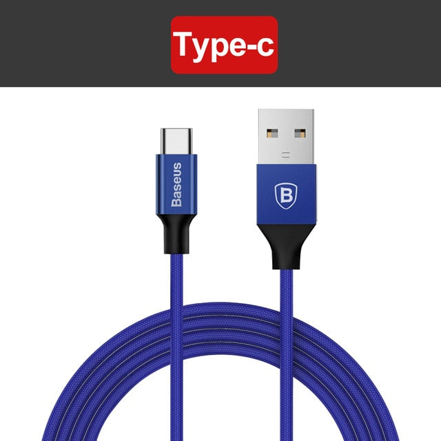 Baseus 3 in 1 Micro USB Cable For iPhone | Type C | Android