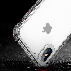 Luxury Shockproof Bumper Transparent Case For iPhone 7 | 8 | Plus | X | XS Max | Xr