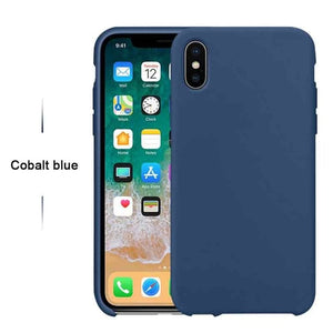 LOGO Original Official Style Silicone Case For iPhone XS MAX XR X Cases / Cover