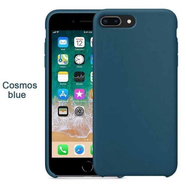 LOGO Original Official Style Silicone Case For iPhone XS MAX XR X Cases / Cover