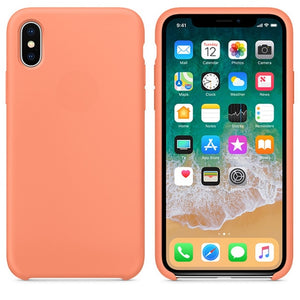 LOGO Original Official Style Silicone Case For iPhone XS MAX XR X Cases / Cover