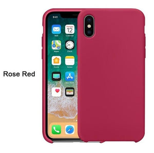 LOGO Original Official Style Silicone Case For iPhone XS MAX XR X Cases / Cover