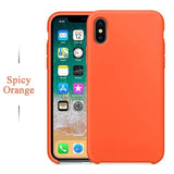 LOGO Original Official Style Silicone Case For iPhone XS MAX XR X Cases / Cover