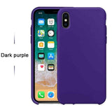 LOGO Original Official Style Silicone Case For iPhone XS MAX XR X Cases / Cover