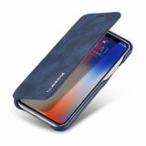 Luxury Leather Magnetic Flip Case for Apple iPhone Cover