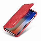 Luxury Leather Magnetic Flip Case for Apple iPhone Cover