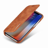 Luxury Leather Magnetic Flip Case for Apple iPhone Cover