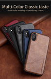 Ultra Light Luxury Leather Case with Soft Silicon Edge Case for iPhone X | XS Max | Xr