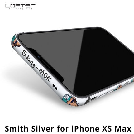 iPhone Metal Cartoon Aluminium Silicon Frame Bumper Cover / Case