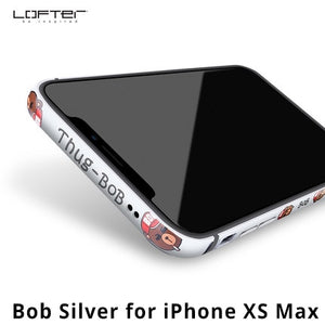 iPhone Metal Cartoon Aluminium Silicon Frame Bumper Cover / Case