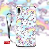 Unicorn Gogh Painting Soft Case Cover for Vivo V15 Pro