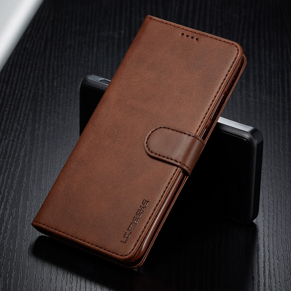 Luxury Leather Flip Case with Card Holder Wallet Case For iPhone X | XS Max | Xr