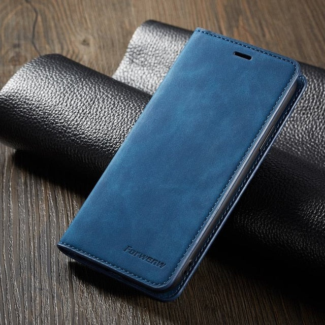 Magnetic Leather Flip Wallet Case iPhone 7 | 8 Plus | X | XS Max | Xr