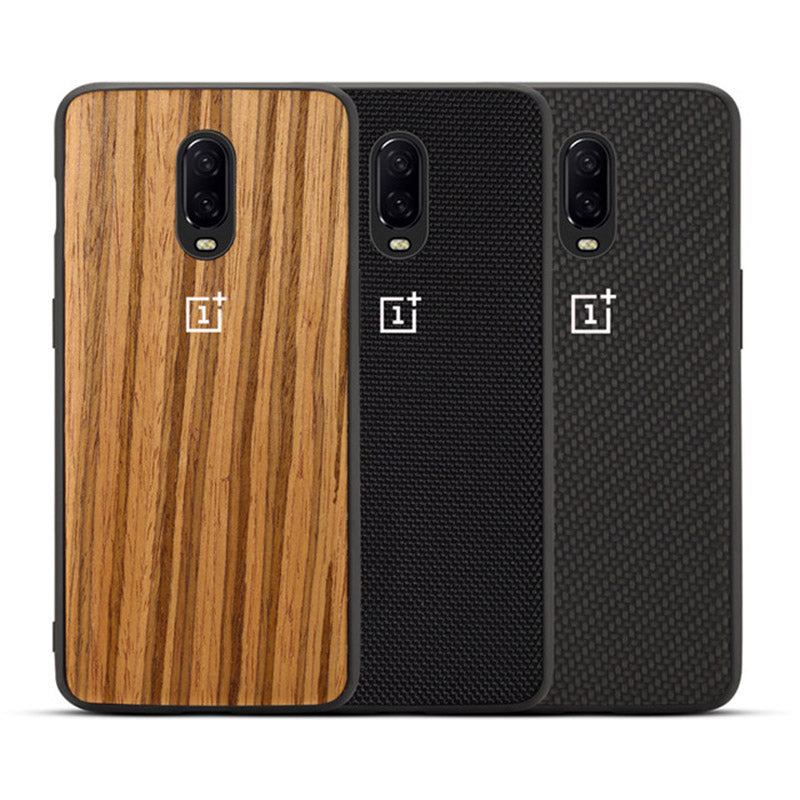 Carbon Nylon Bumper Sandstone Silicone Case for Oneplus 6 | 6T | 7 | 7 Pro